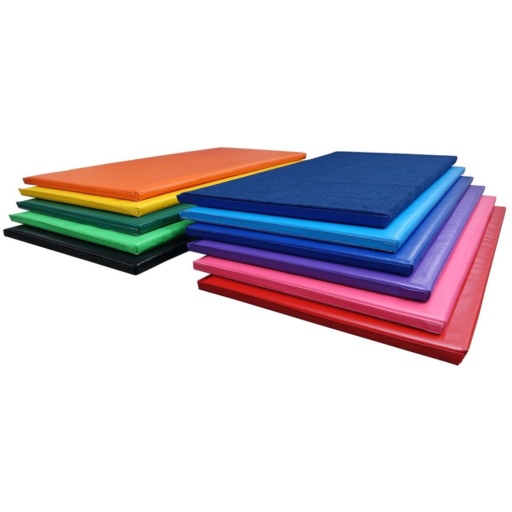 Tumbl Trak Build-A-Mat for Gymnastics, Cheer, Dance, and Fitness, 2FT x 4FT x 1-3/8IN, Yellow