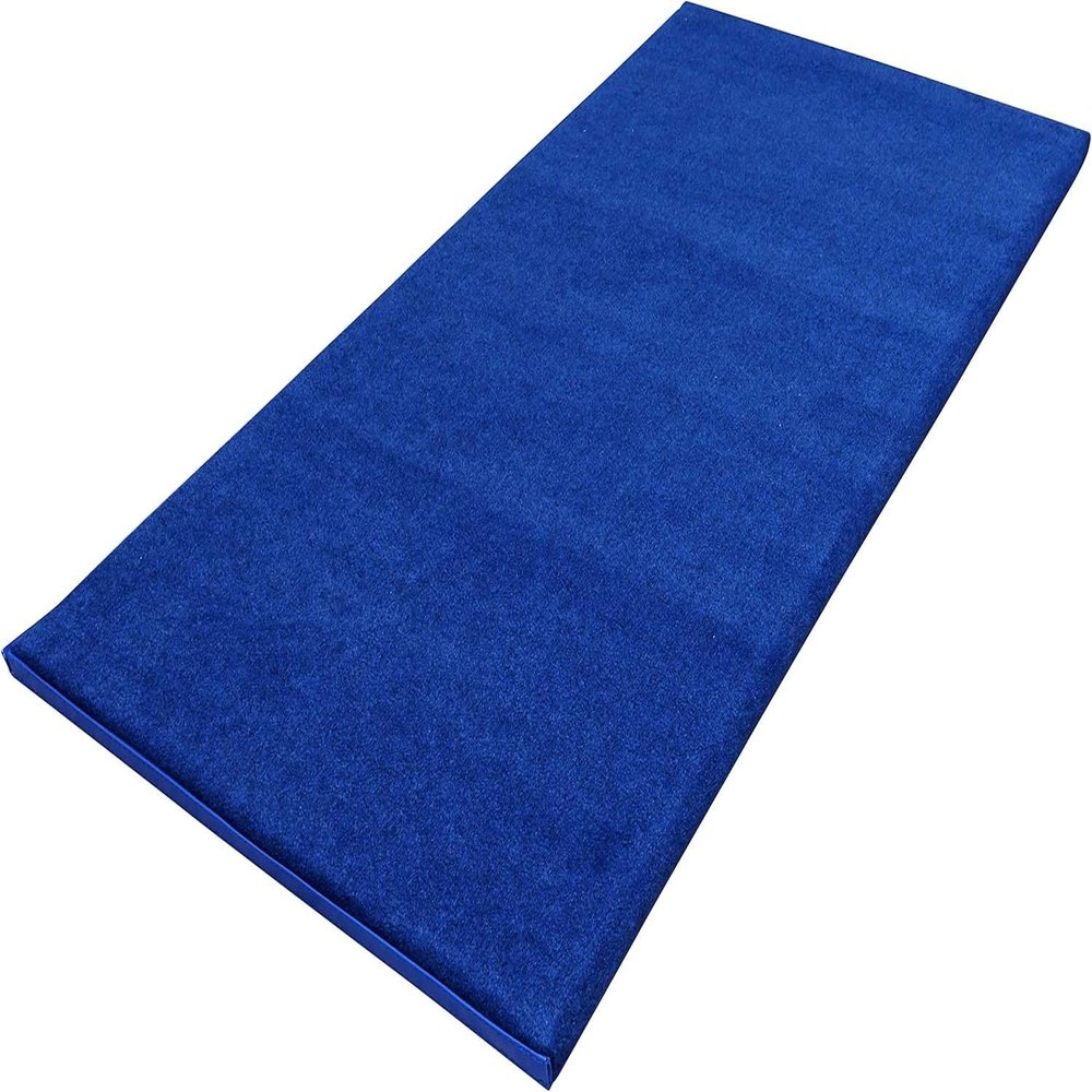 Tumbl Trak Fitness Mat Plus, 2FT x 5FT x 1-3/8IN, Blue Carpet (BAM-25CARPET)