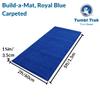Tumbl Trak Fitness Mat Plus, 2FT x 5FT x 1-3/8IN, Blue Carpet (BAM-25CARPET) view 2