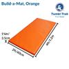 Tumbl Trak Build-A-Mat for Gymnastics, Cheer, Dance, and Fitness, 2FT x 4FT x 1-3/8IN, Orange view 3
