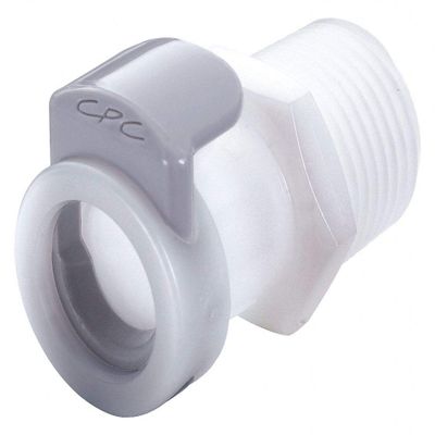 Colder Products APC Series Shut-Off MNPT Inline Coupler for APC Inserts - APCD10004, (Pack of 5)