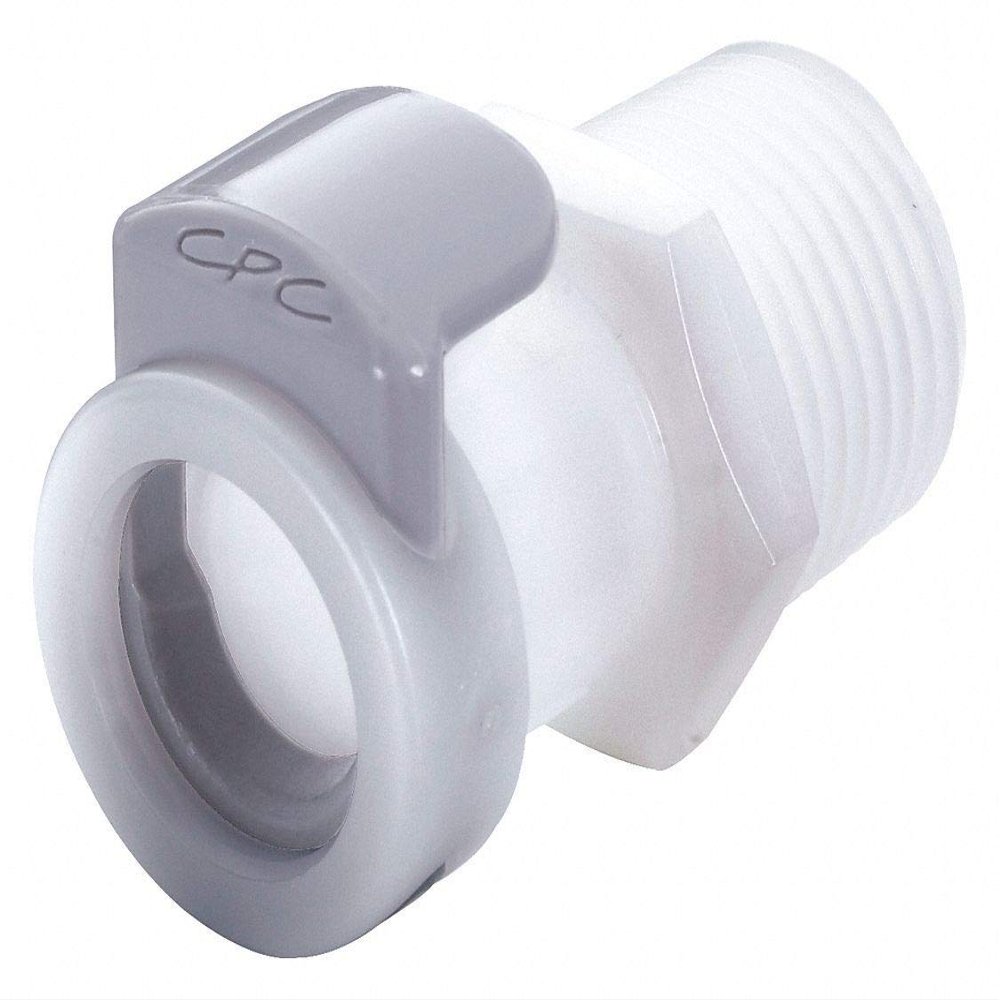 Colder Products APC Series Shut-Off MNPT Inline Coupler for APC Inserts - APCD10004, (Pack of 5)
