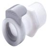 Colder Products APC Series Shut-Off MNPT Inline Coupler for APC Inserts - APCD10004, (Pack of 5) view 1