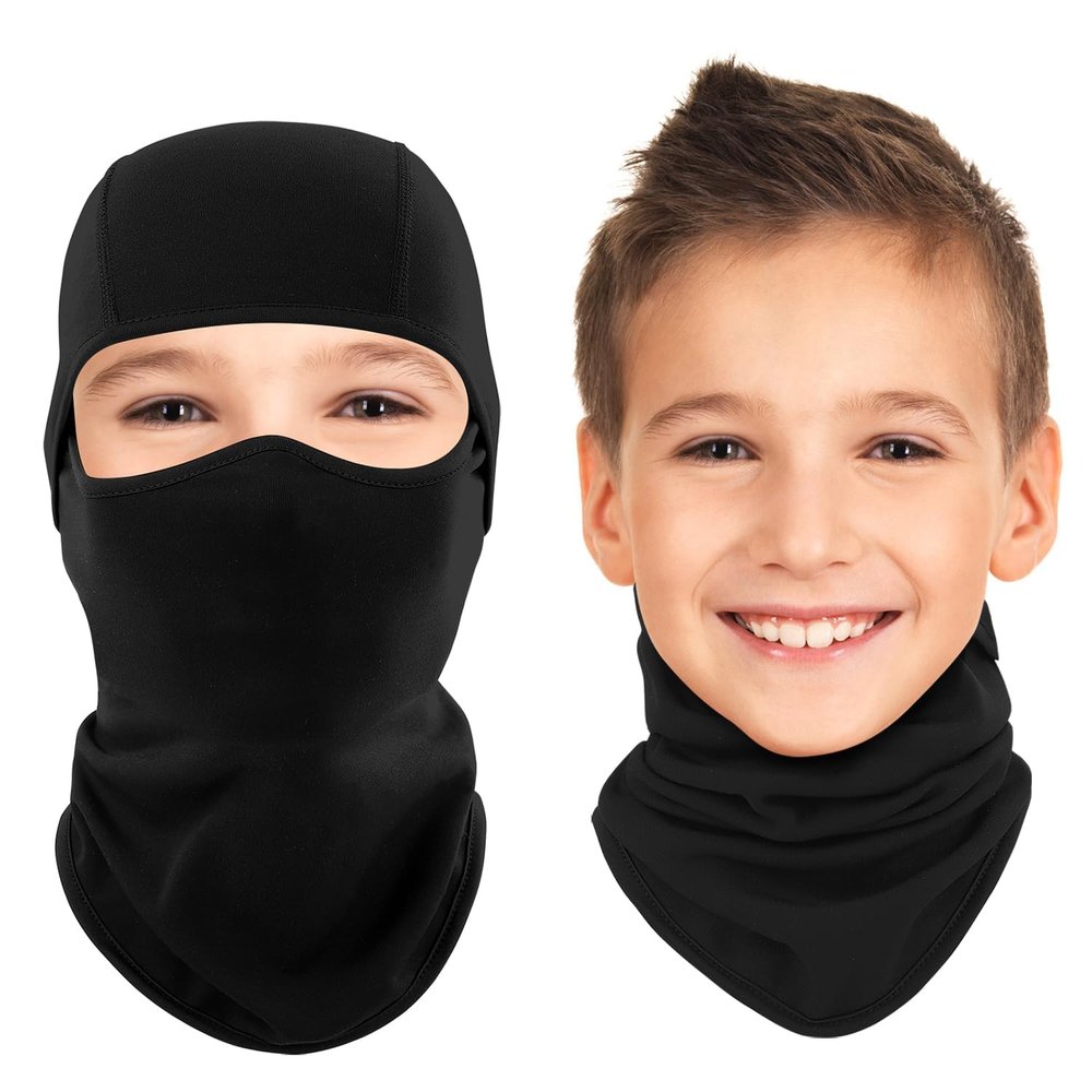Ameceres Kids Balaclava Ski Mask Cold Weather Windproof Tactical Face Mask Winter for Skiing Snowboarding Cycling (1)