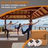 Pete's Choice Cork Yoga Blocks & Straps (2 of each) - Extra Firm, Eco Friendly, Natural Cork, Cotton Straps - Home Yoga Kit view 3