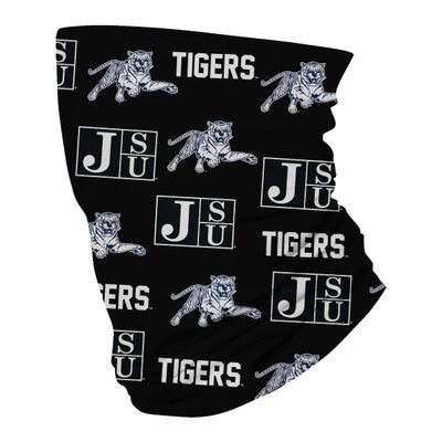 Jackson State University Black Logo Design Neck Gaiters for Men and Women - Four Way Stretch Fabric Breathable Neck Warmer