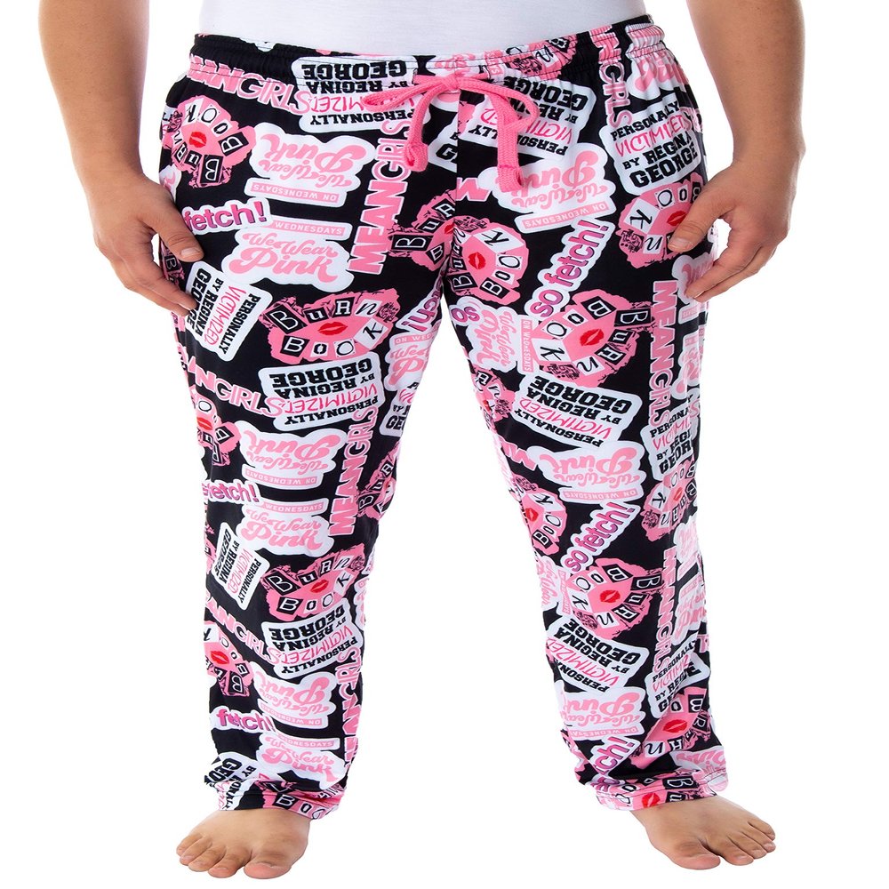 Bioworld Mean Girls Womens' Burn Book Sleep Lounge Pajama Pants (MD)