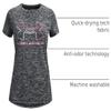 Under Armour Girls Tech Big Logo Twist Short Sleeve T-Shirt, Black (001)/Cerise, Youth Large view 3