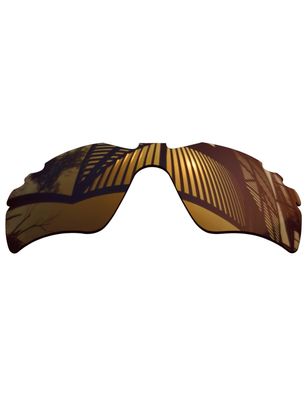 MYCOURAG UV Protection Polarized Replacement Lenses for Oakley Radar Path Vented Sunglasses Frame - Bronze Mirror Coated Polarized