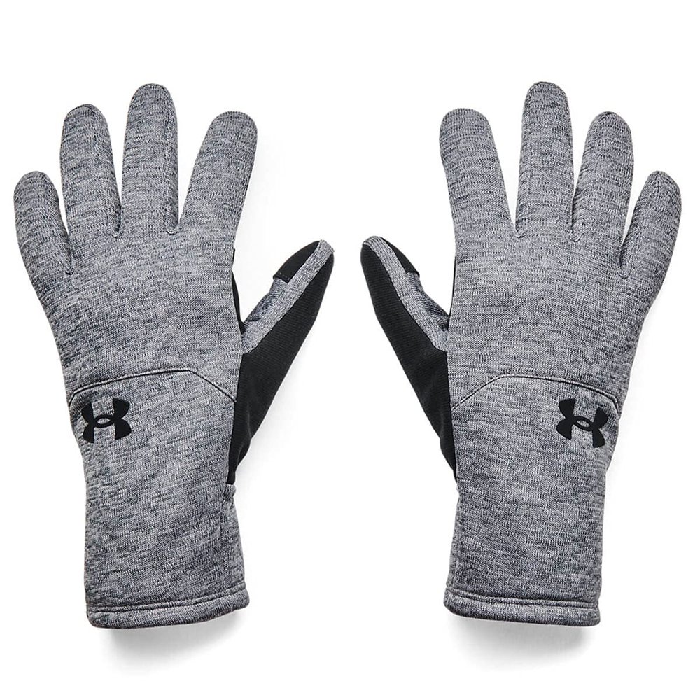 Under Armour mens Storm Fleece Gloves , Pitch Gray (012)/Black , Small