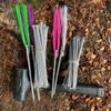 Trail Chasers Ground Marking Whiskers 6 Inch Purple Field Marking Equipment, Lightweight & Durable Ground Markers, 25 Pack view 4