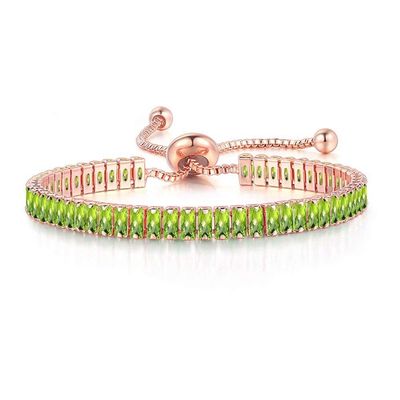 MVONCITY Women's Cluster Bolo Tennis Bracelet Adjustable Sparkling CZ Crystal Slip Full Diamond Halo Slider Pull Chain Bracelet