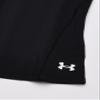 Under Armour Girls' Cozy Armour Long Mock T-Shirt, Black (001)/White, Youth X-Small view 3