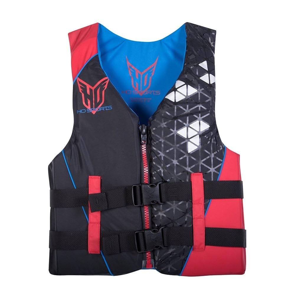 HO Infinite Tall CGA Mens Wakeboard Vest Black/Blue Sz XXL