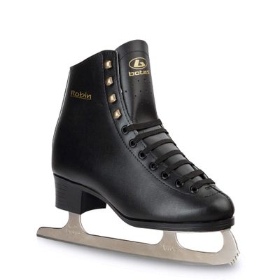 Botas - Model: Robin/Made in Europe (Czech Republic) / Comfortable Figure Ice Skates for Men, Boys/Color: Black, Size: Adult 9.5