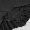 VernLan Big Girls Mock Neck Roller Ice Figure Skating Dress Dance wear Competiton Costume Gymnastic Leotard Skirt Black 8 view 4