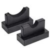 TOBWOLF 2PCS Baseball Bat Display Case, Sturdy Baseball Bat Stand, Baseball Bat Display Holder, Baseball Bat Horizontal Rack, Baseball Bat Bracket - Black view 1
