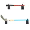 TOBWOLF 2PCS Baseball Bat Display Case, Sturdy Baseball Bat Stand, Baseball Bat Display Holder, Baseball Bat Horizontal Rack, Baseball Bat Bracket - Black view 4