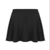 JEEYJOO Kids Girls A-Line Knee Length Midi Skirt Ruffle Dancing Casual Party Skater Skirts Black 10 view 2