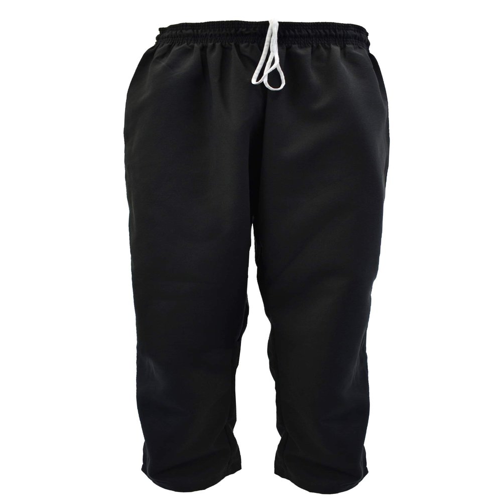 Natural Uniforms Heavy Duty Classic Baggy Chef Pants Kitchen Work Uniform (X-Small, Black)