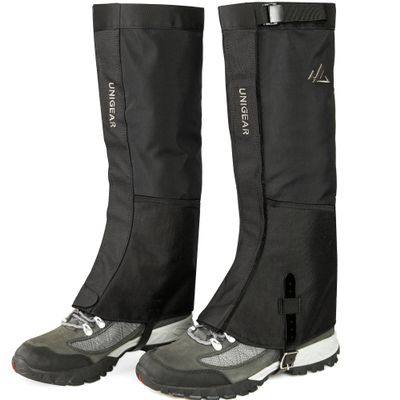 Unigear Snow Leg Gaiters, Waterproof Boot Gaiters for Hiking Walking Climbing Hunting Skiing 1000D Fabric (X-Large)