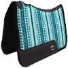 CHALLENGER Horse Saddle PAD Western Pony 23"x13" Contoured Cotton Fleece Lined Turquoise 39RT08TRP