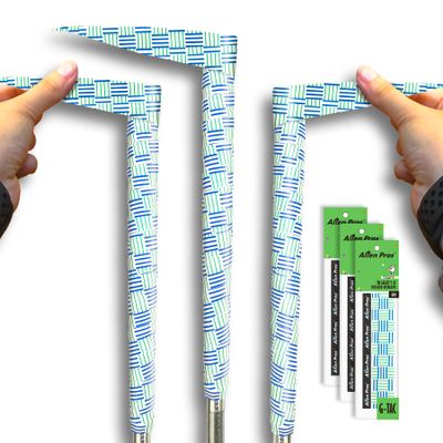 ALIEN PROS Golf Grip Wrapping Tapes (3-Pack) - Innovative Golf Club Grip Solution - Enjoy a Fresh New Grip Feel in Less Than 1 Minute (3-Pack, Criss Cross)
