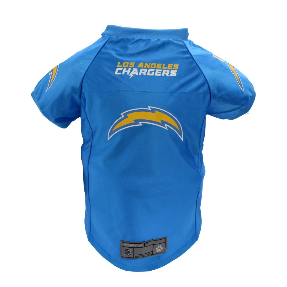 Littlearth NFL Los Angeles Chargers Premium Pet Jersey, Team Color, Large