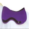 CHALLENGER 32" x 32" Horse Wool Felt Western Saddle Pad Contoured Purple 39RT16PR view 3