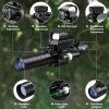 MidTen 3-9x32 4-in-1 Scope Combo with Dual Illuminated Scope Optics & 4 Holographic Reticle Red/Green Dot Sight & IIIA/2MW Laser Sight Rangefinder Illuminated Sight & 20mm Mount view 2