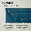 Coleman Kompact Sleeping Bag, Indoor/Outdoor Lightweight Sleeping Bag for Adults, 20F/30F/40F Options for Camping, Hiking, Backpacking with Included Compression Sack; Big & Tall view 2