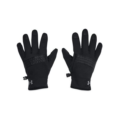 Under Armour Boys' Storm Fleece Gloves , Black (001)/Pitch Gray , Large