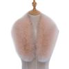 ihreesy Women Winter Artificial Faux Fur Scarf,70CM Detachable Faux Fur Hood with Buttons for Winter Coat Parka Jacket Fur Collar Faux Collar For Coats,Light Peach view 2