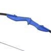 ZSHJGJR Archery 55" Recurve Bow and Arrow Set 30 35 40lbs Takedown Straight Bow Hunting Target Bow Kit Left Right Hand for Adults Youth Beginners (Blue, Bow kit 35lbs) view 4