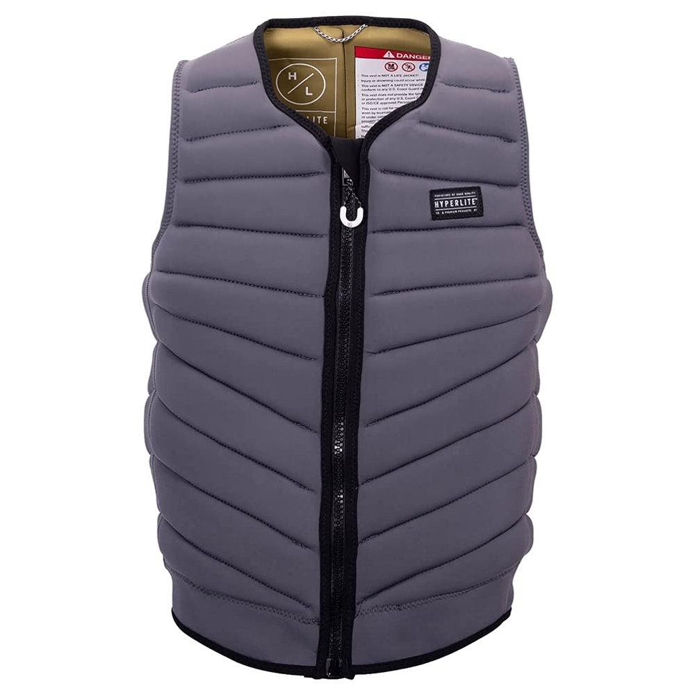 Hyperlite Relapse NCGA Mens Wakeboard Vest Grey/Gold Sz S