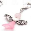 Zipper Pull, Protective Angel Acrylic Gemstone Zipper Pull +GIFT BAG view 1