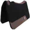 CHALLENGER Horse Saddle PAD Western Pony Contoured Wool Felt Moisture Wicking Black 39RT06BKP view 1