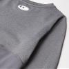 Under Armour Boys' ColdGear Armour Long Sleeve T-Shirt, Charcoal Light Heather (019)/Black, Youth Large view 2