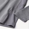 Under Armour Boys' ColdGear Armour Long Sleeve T-Shirt, Charcoal Light Heather (019)/Black, Youth Large view 4
