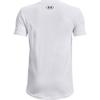 Under Armour Boys' Sportstyle Logo Short-Sleeve T-Shirt, White (100)/Black, Youth X-Large view 3