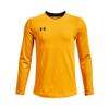 Under Armour Boys Wall Goalkeeper Jersey, Steeltown Gold (750)/Black, Large view 1