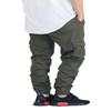 AIRNINE Men's Premium Twill Drop Crotch Jogger Pants S-5XL (Olive Cargo, 2X-Large) view 2