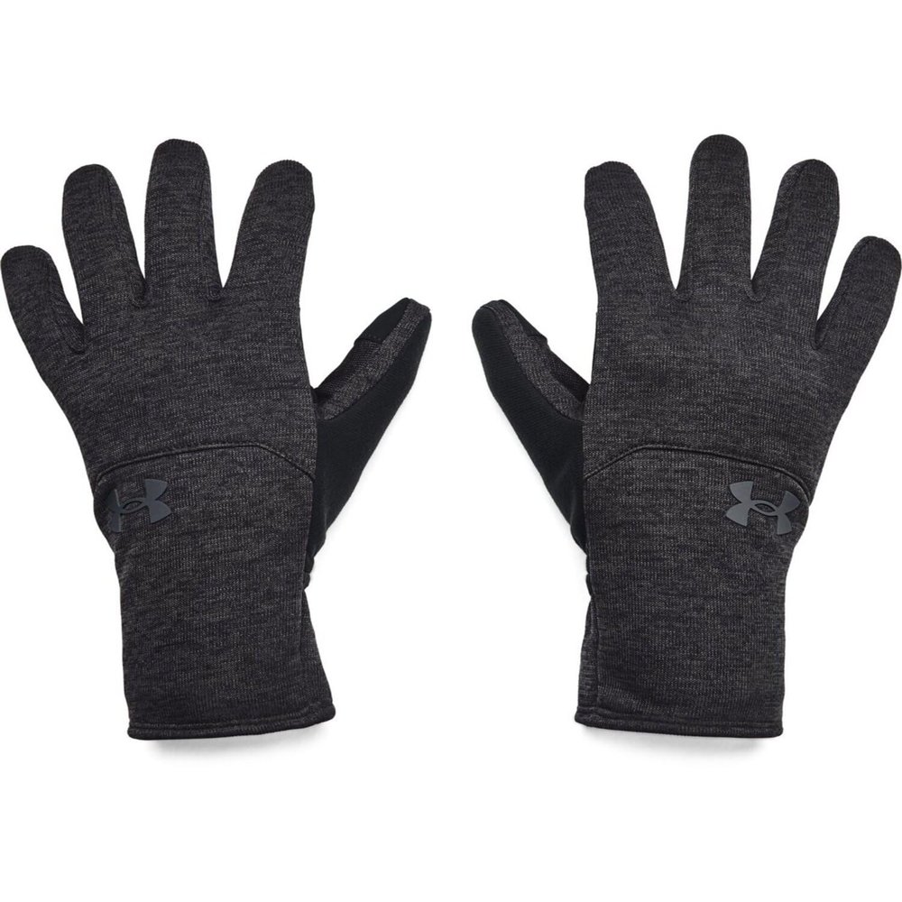Under Armour mens Storm Fleece Gloves , Black (001)/Pitch Gray , Large