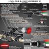 Wicked Lights A75iC 4-Color-in-1 Night Hunting Light Kit for Hog, Coyote, Varmints and Predators view 3