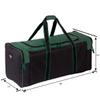 Jetstream Heavy Hockey Bag | Duty Multi Pocket Travel Duffel Bag | Large Sports Gym Equipment with Water Repellency | Foldable Luggage Bag with Padded Handles For Camping (36 Inch, Green) view 4