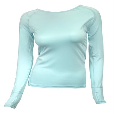 ECP RideTex Women's Long Sleeve Schooling Show Shirt Blue