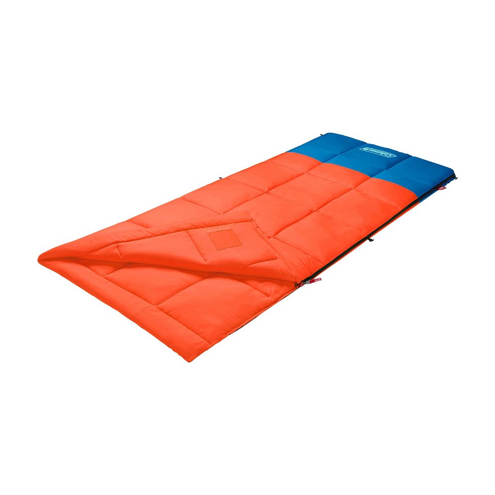 Coleman Kompact Sleeping Bag, Indoor/Outdoor Lightweight Sleeping Bag for Adults, 20F/30F/40F Options for Camping, Hiking, Backpacking with Included Compression Sack; Big & Tall