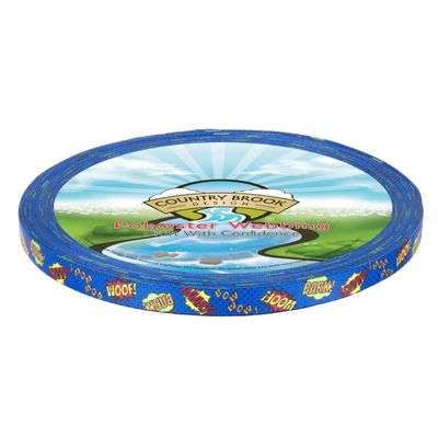 Country Brook Design - Blue Super Dog Photo Quality Polyester (1/2 Inch, 50 Yards)