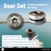 Asaki Gear Set Compatible with Mercury Outboard 30-115 hp 43-859472A3+43-44484+43-850034T (30T/13T/30T) view 2
