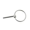 4PCS of Stainless Steel 316 Dia. 4.3mm(3/16in) Farm Tractors Trailers Diggers Lynch Pin Hitch Trailer Pins Boat Trailer Parts Tractor Parts Truck Linch Pin view 3